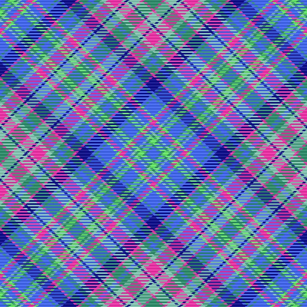 tecido Verifica padronizar. tartan vetor xadrez. desatado têxtil textura fundo.