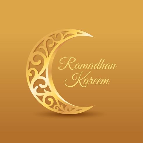 Ramadã saudação Vector