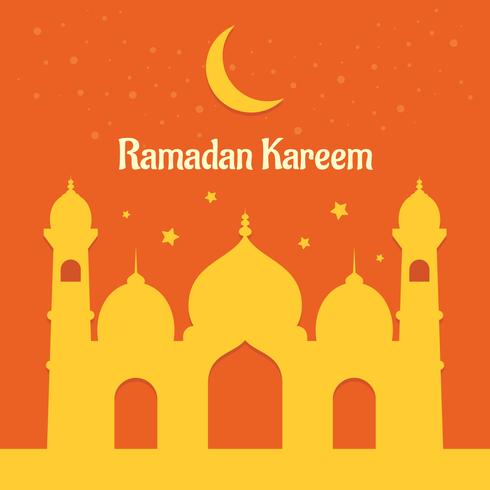 Fundo de Ramadan Kareem vetor