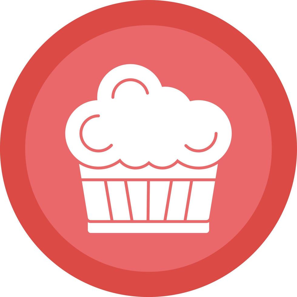 design de ícone de vetor de cupcake