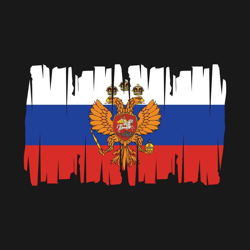 Rússia bandeira vetor ilustração