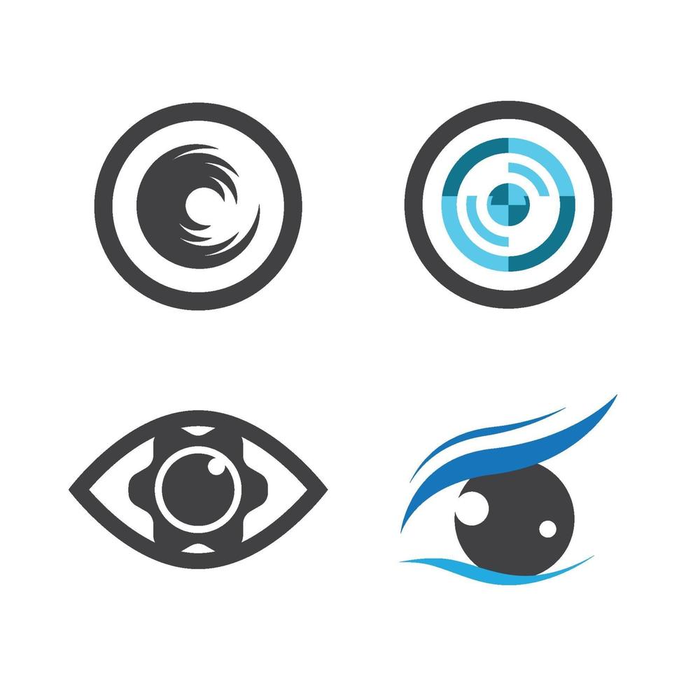 imagens de logotipo de cuidados com os olhos vetor