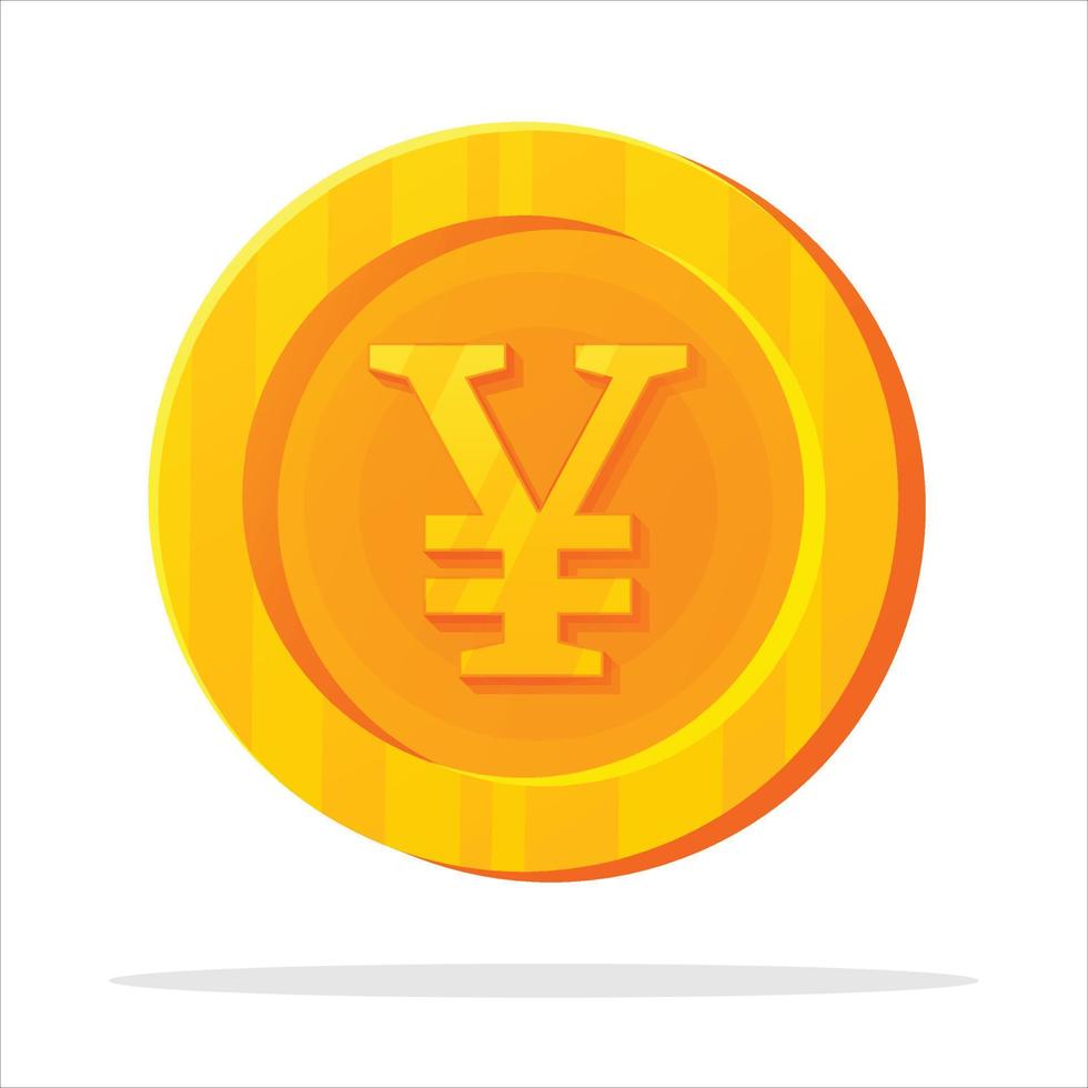 fresco e moderno iene moeda símbolo vetor perfeito para finança e o negócio desenhos
