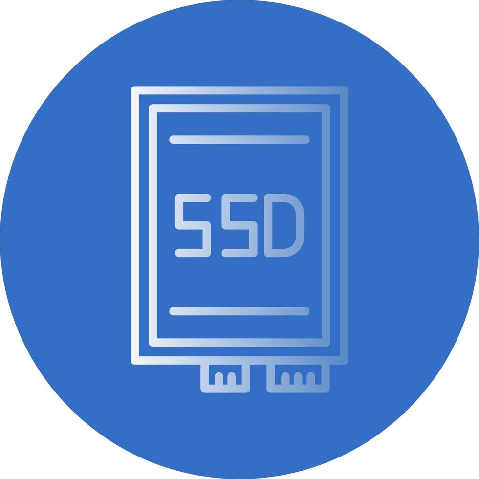 design de ícone de vetor de cartão ssd