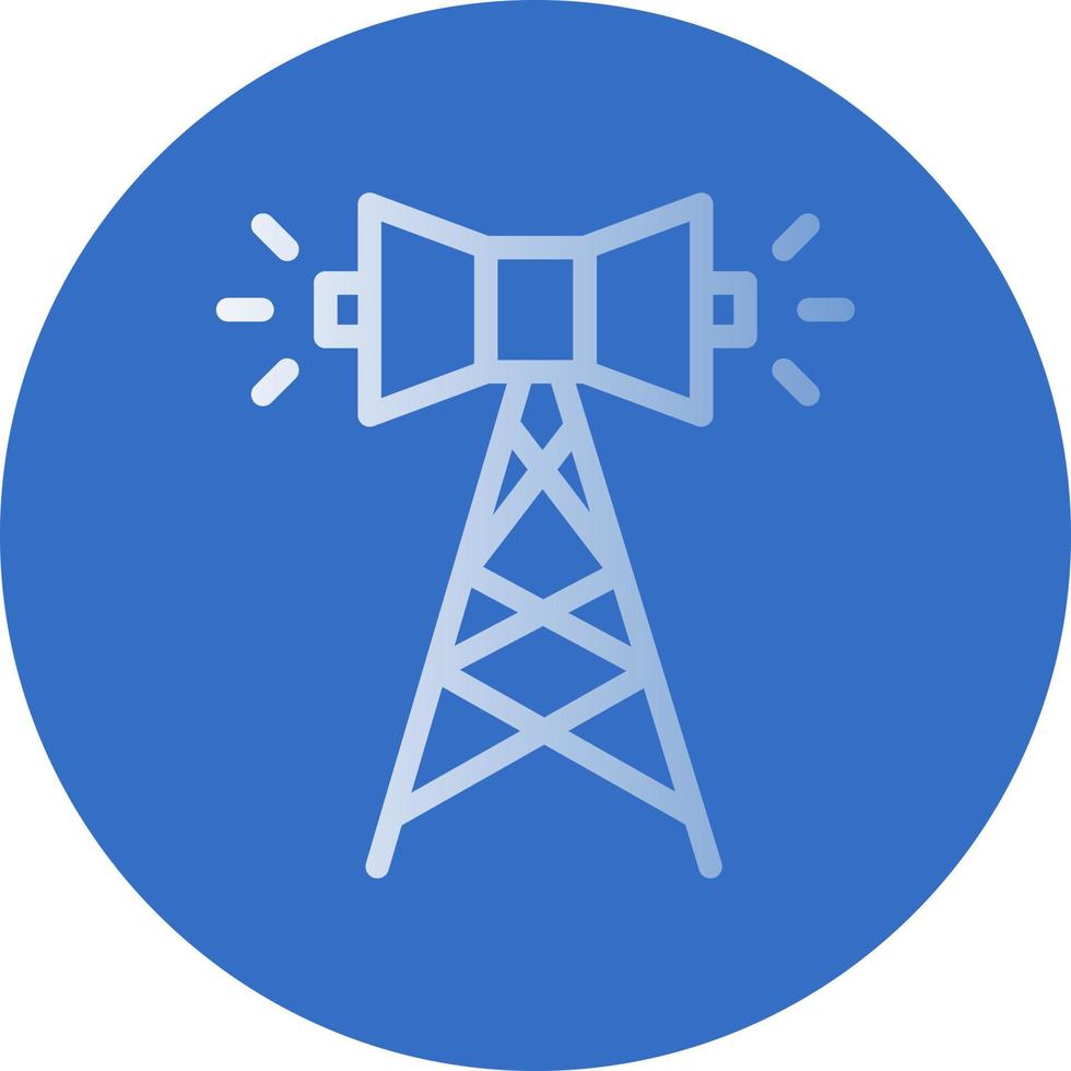design de ícone de vetor de transmissão de rádio