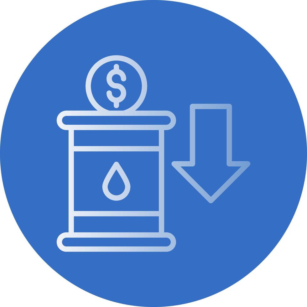 design de ícone de vetor de investimento de petróleo