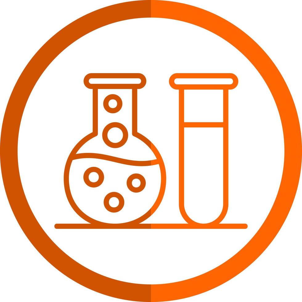 design de ícone de vetor de laboratório químico