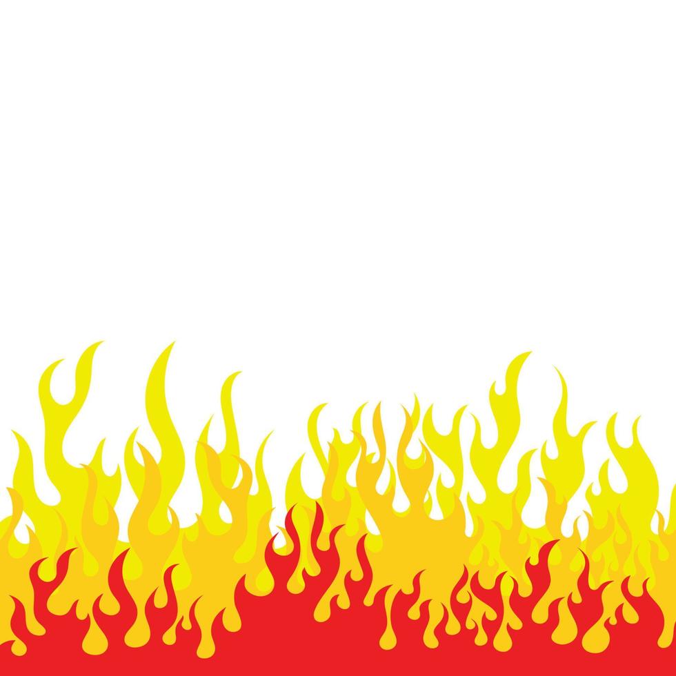 design de ilustração vetorial de chama de fogo 2412240 Vetor no Vecteezy