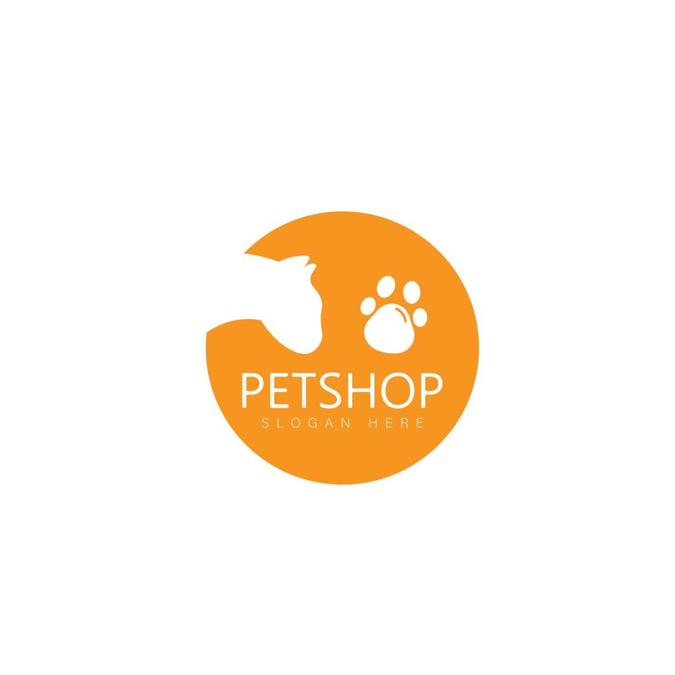 vetor imagem do a cachorro e gato Projeto em branco fundo. petshop