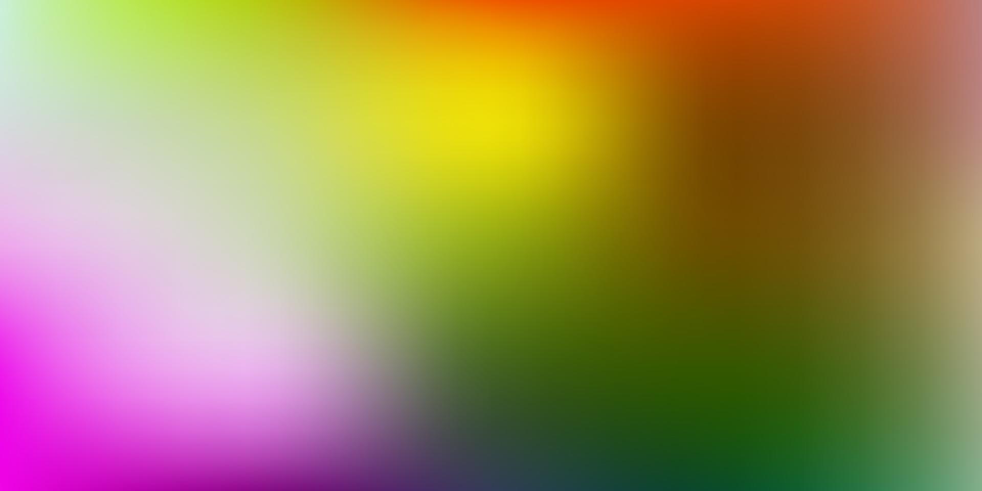 modelo de desfoque gradiente de luz multicolor vetor. vetor