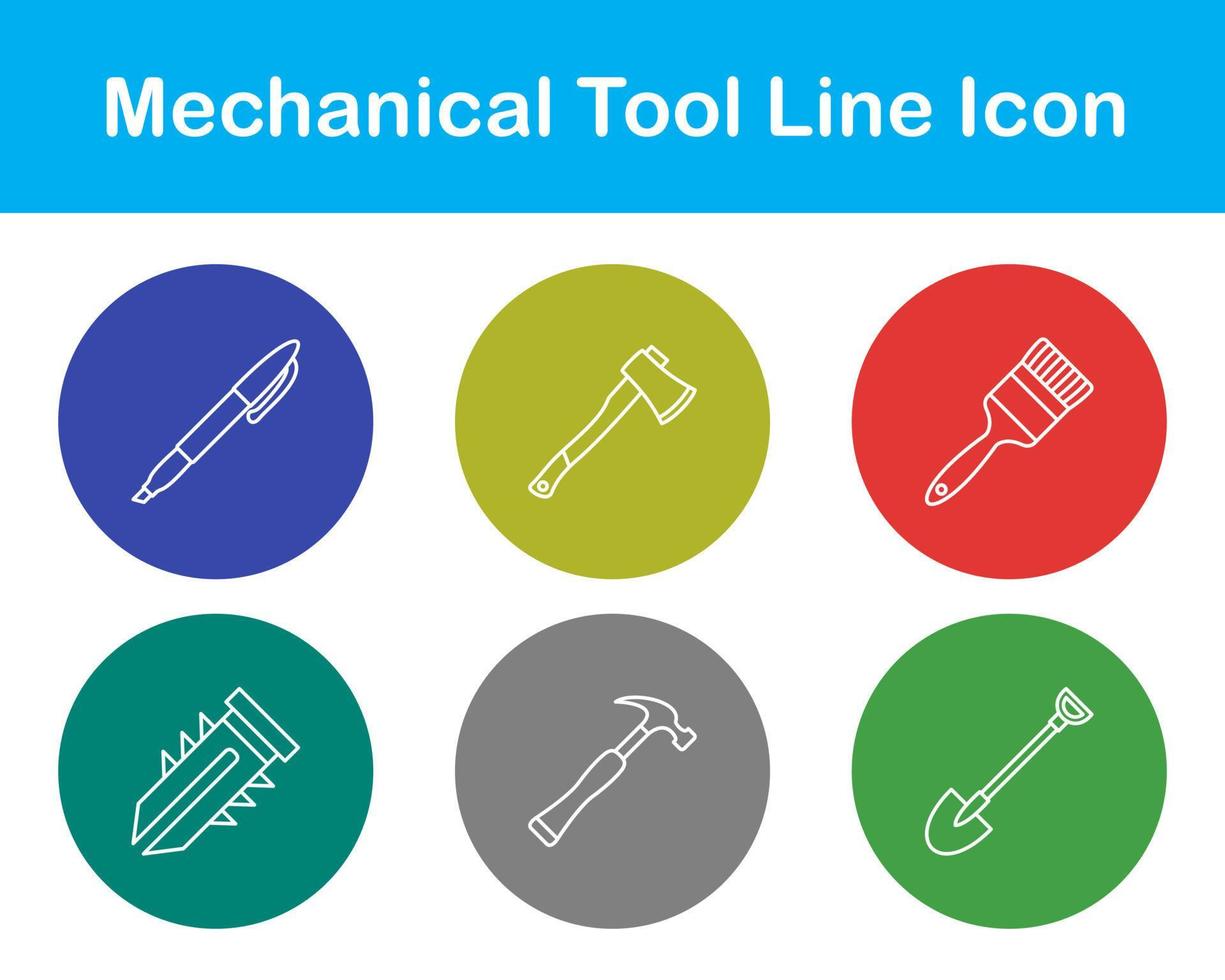 mecânico ferramenta vetor ícone conjunto