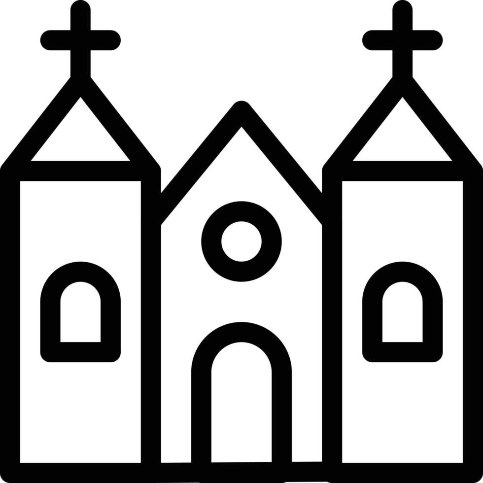 ilustração do vetor da igreja em um ícones de symbols.vector de qualidade background.premium para conceito e design gráfico.