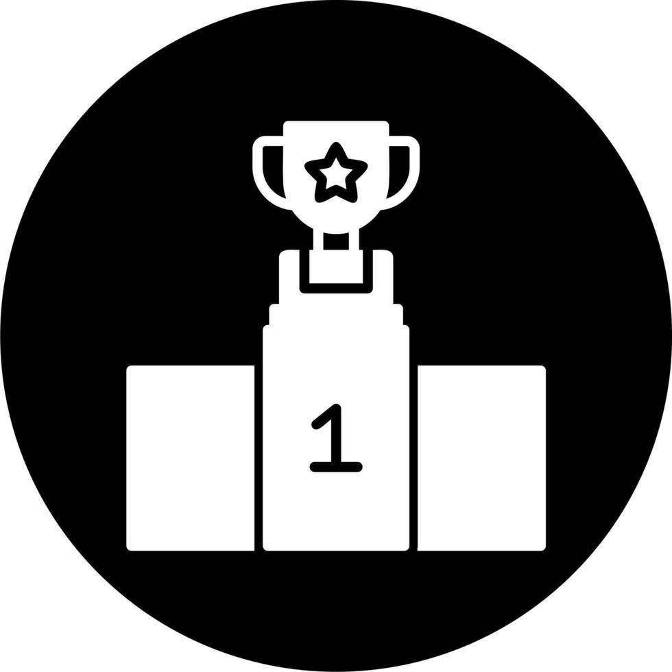 ícone de vetor vencedor