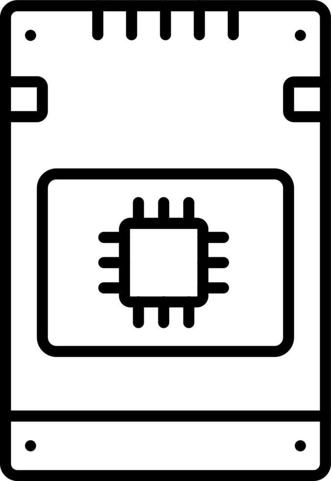 estilo de ícone de circuito vetor