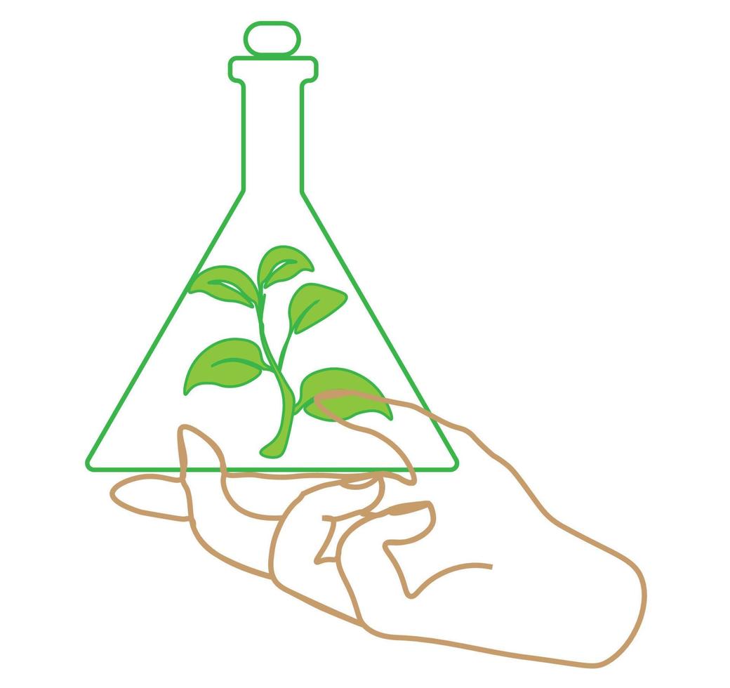 eco amigáveis energia verde natureza.ecologia orgânico símbolo meio ambiente terra dia.eco amigáveis pessoas mão.ambiental alternativo energia. vetor