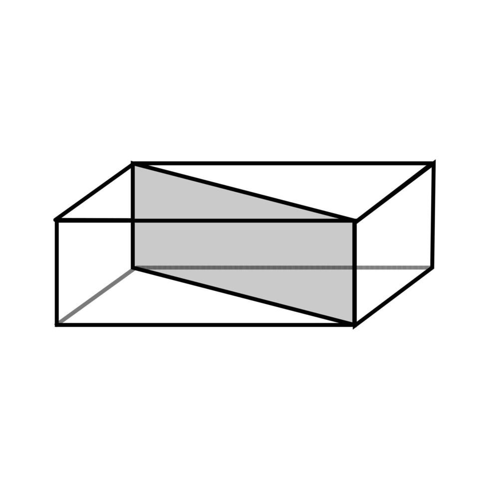 isolado objeto do caixa e pacote placa. conjunto do caixa e pacote estoque símbolo para rede. quadra plano construção, matemática 3 dimensional material ilustração. vetor