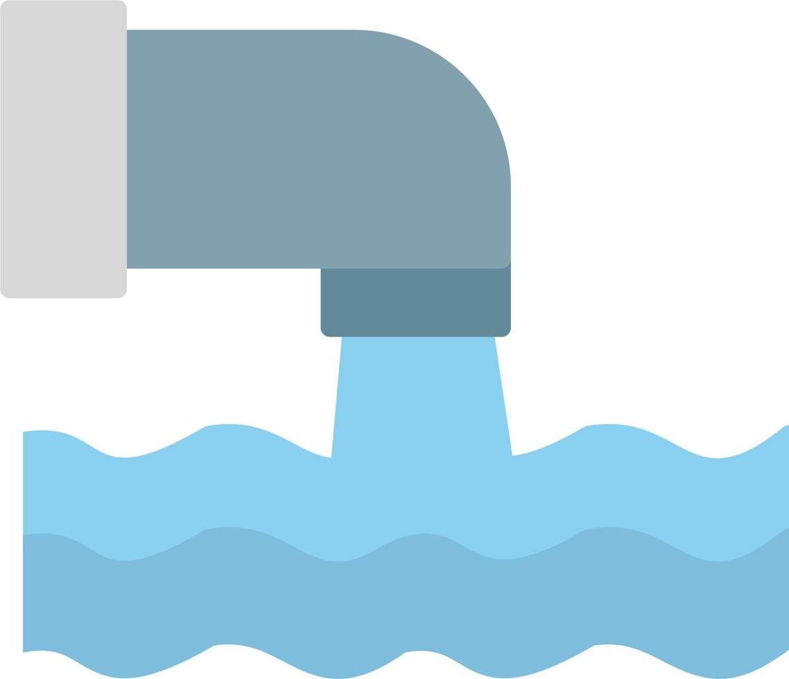ícone de vetor de águas residuais