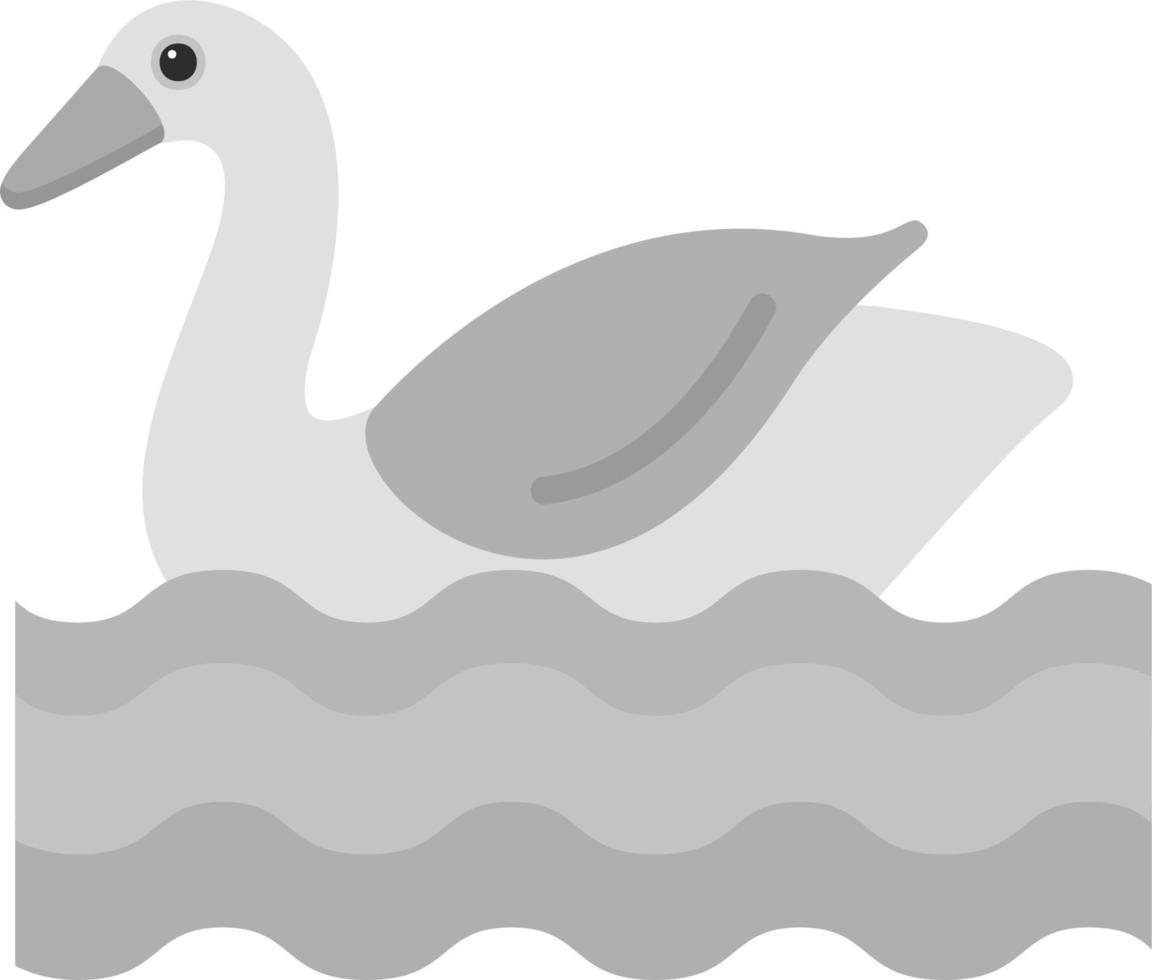 ícone de vetor de cisne