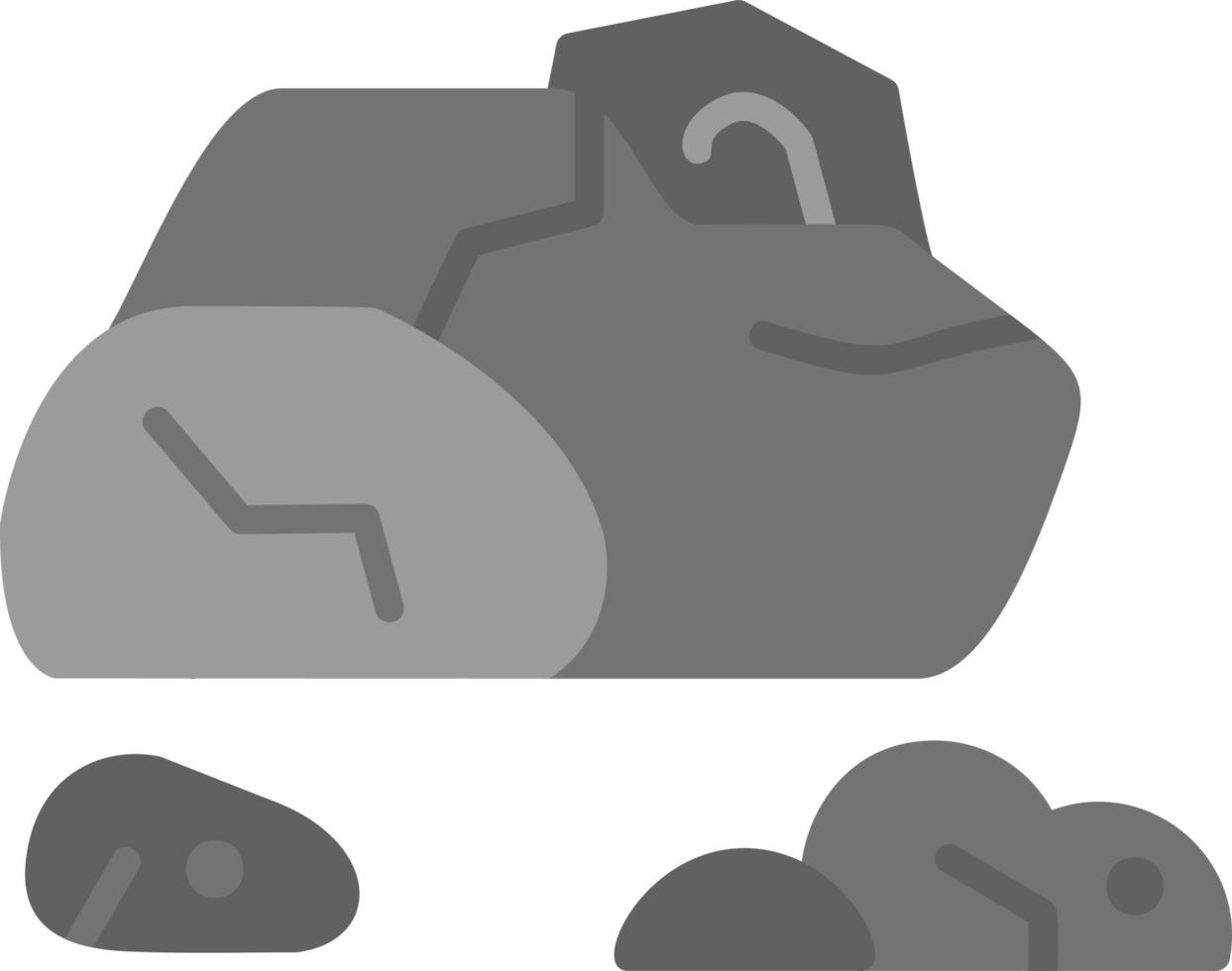 ícone de vetor de pedra