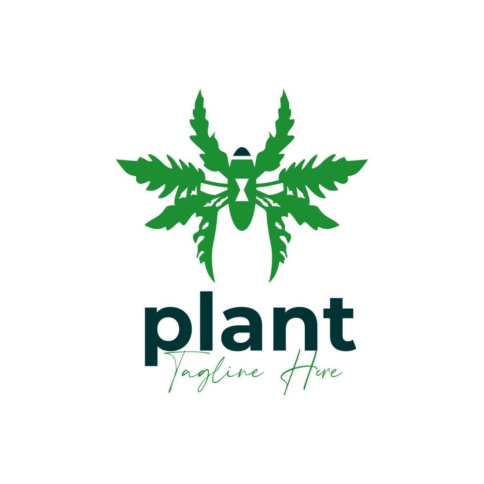 plantar animal vetor ilustração logotipo