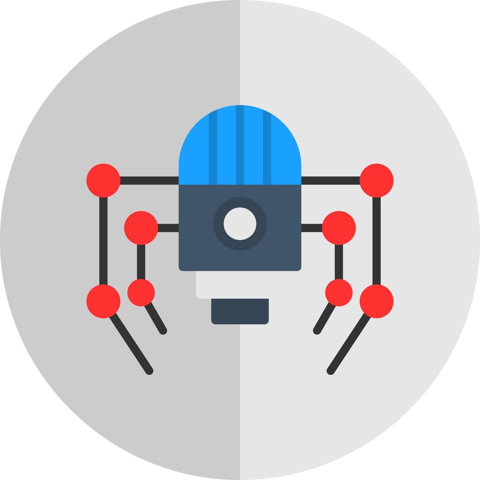 design de ícone de vetor de nano robô