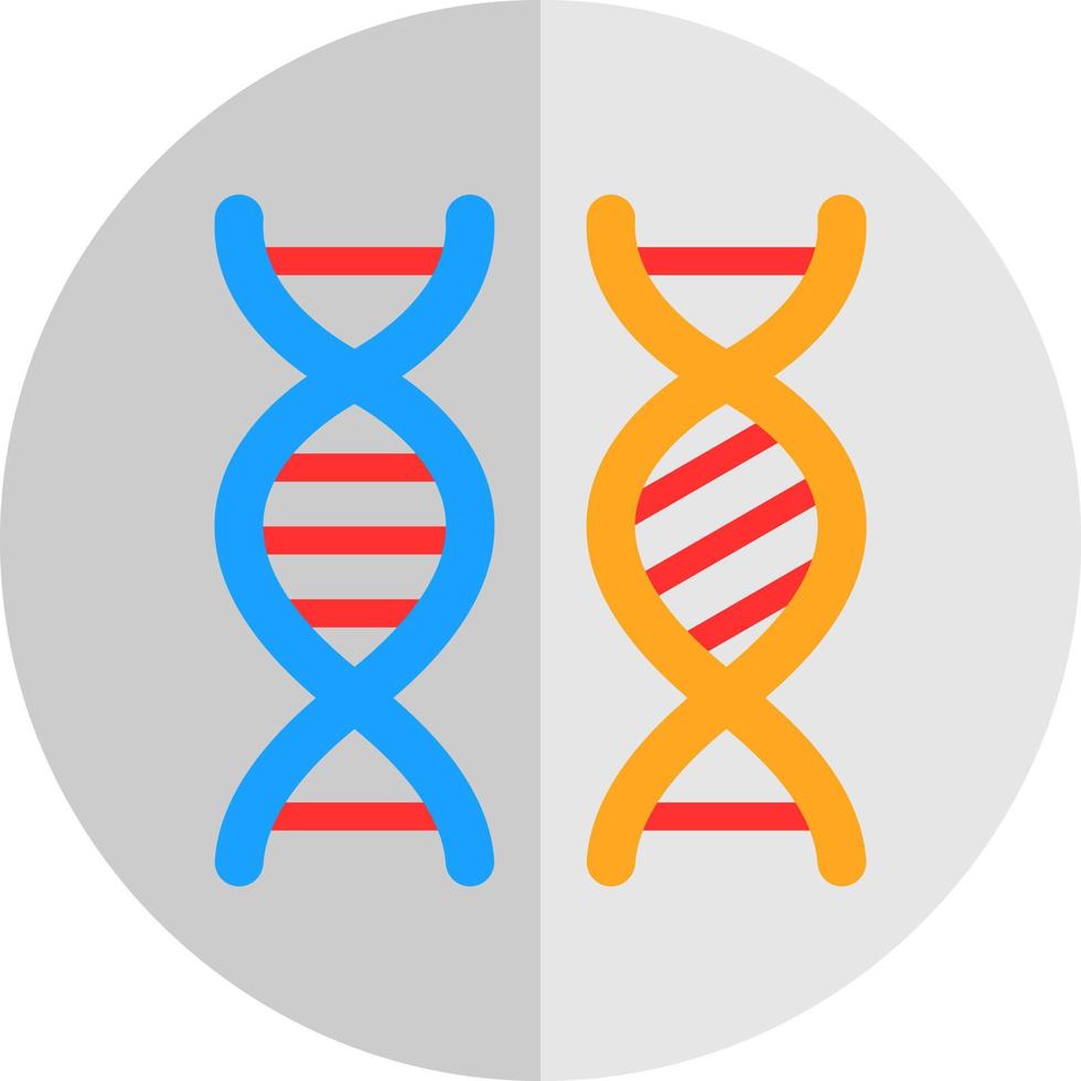 design de ícone de vetor de comparação genética