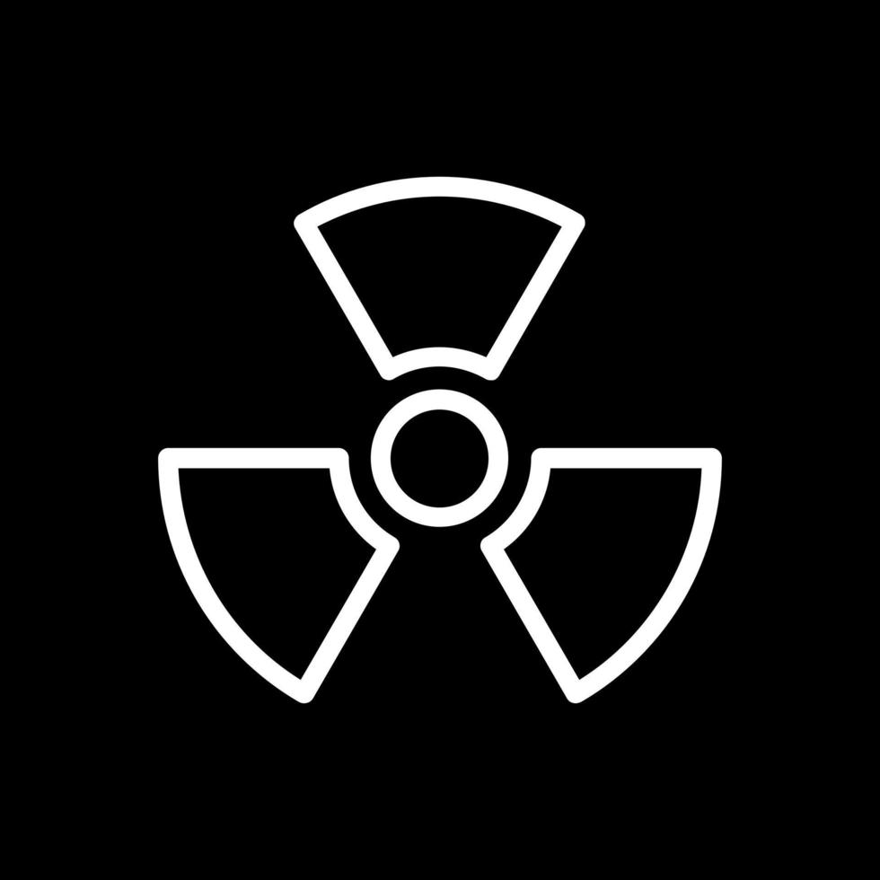 design de ícone de vetor de radiação