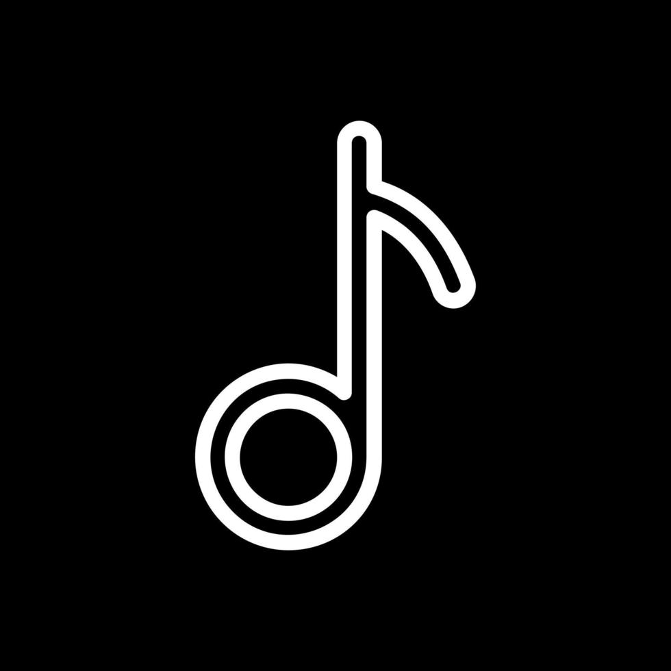 design de ícone de vetor de música