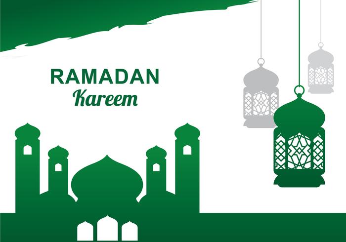 Fundo de Ramadan Kareem vetor