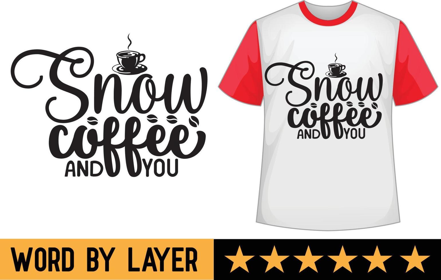 café SVG t camisa Projeto vetor