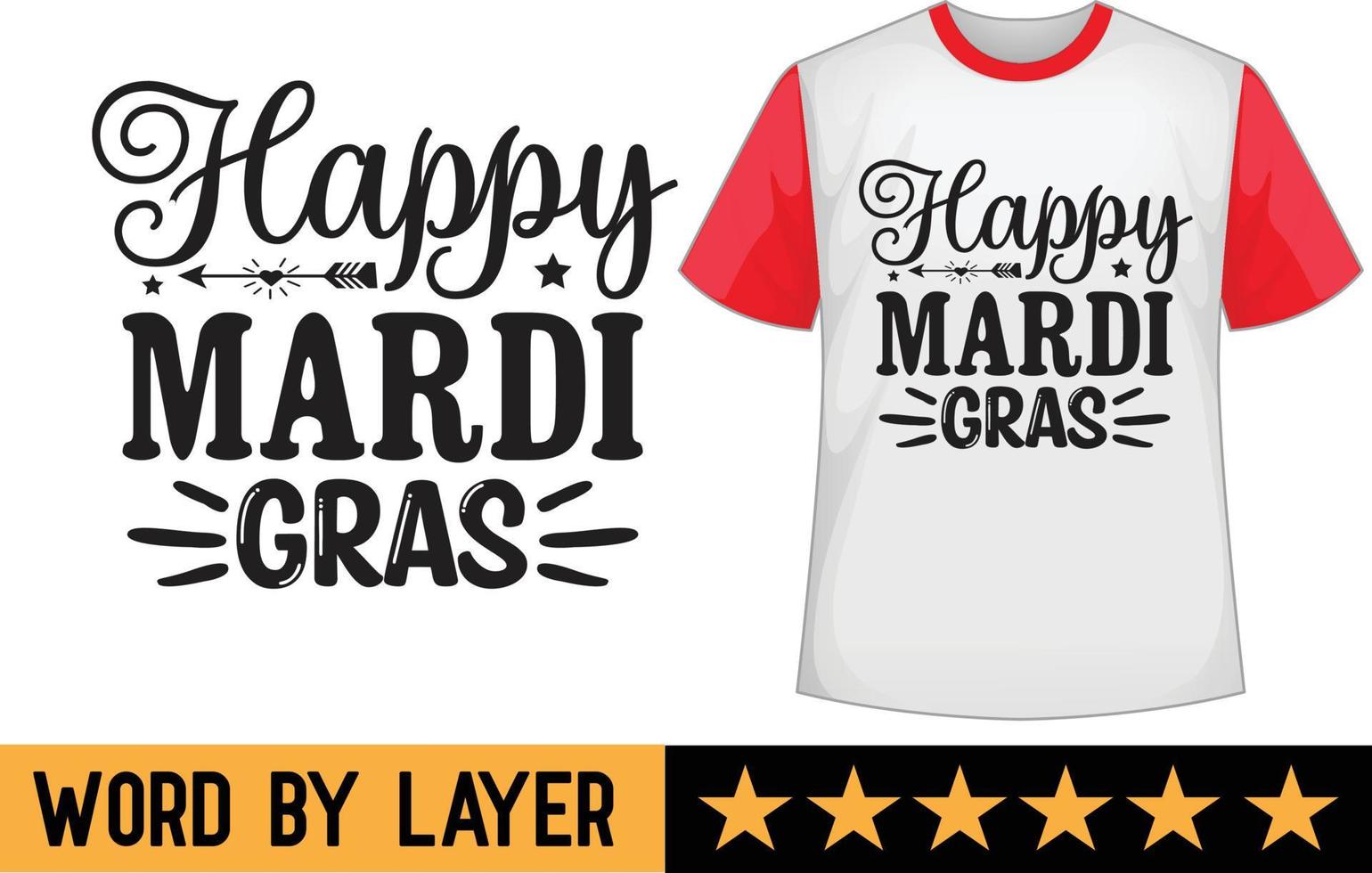 mardi gras SVG t camisa Projeto vetor