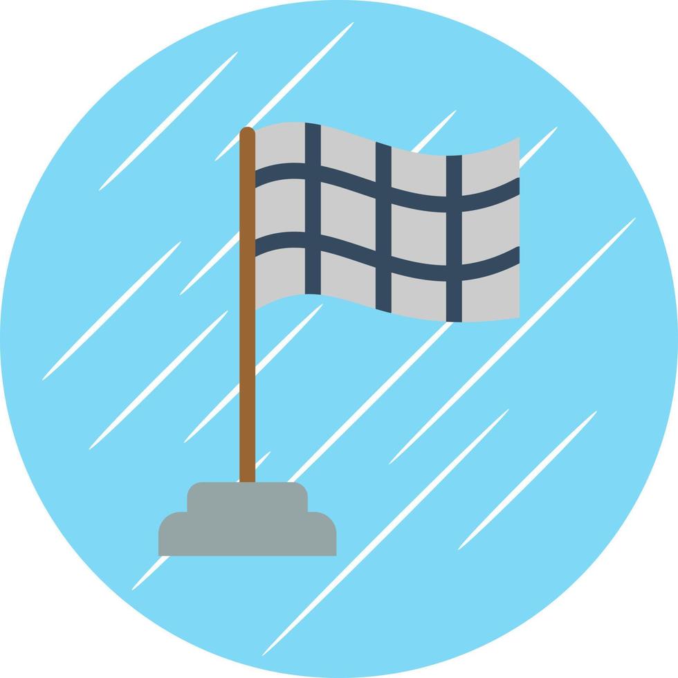 design de ícone vetorial de bandeira quadriculada vetor