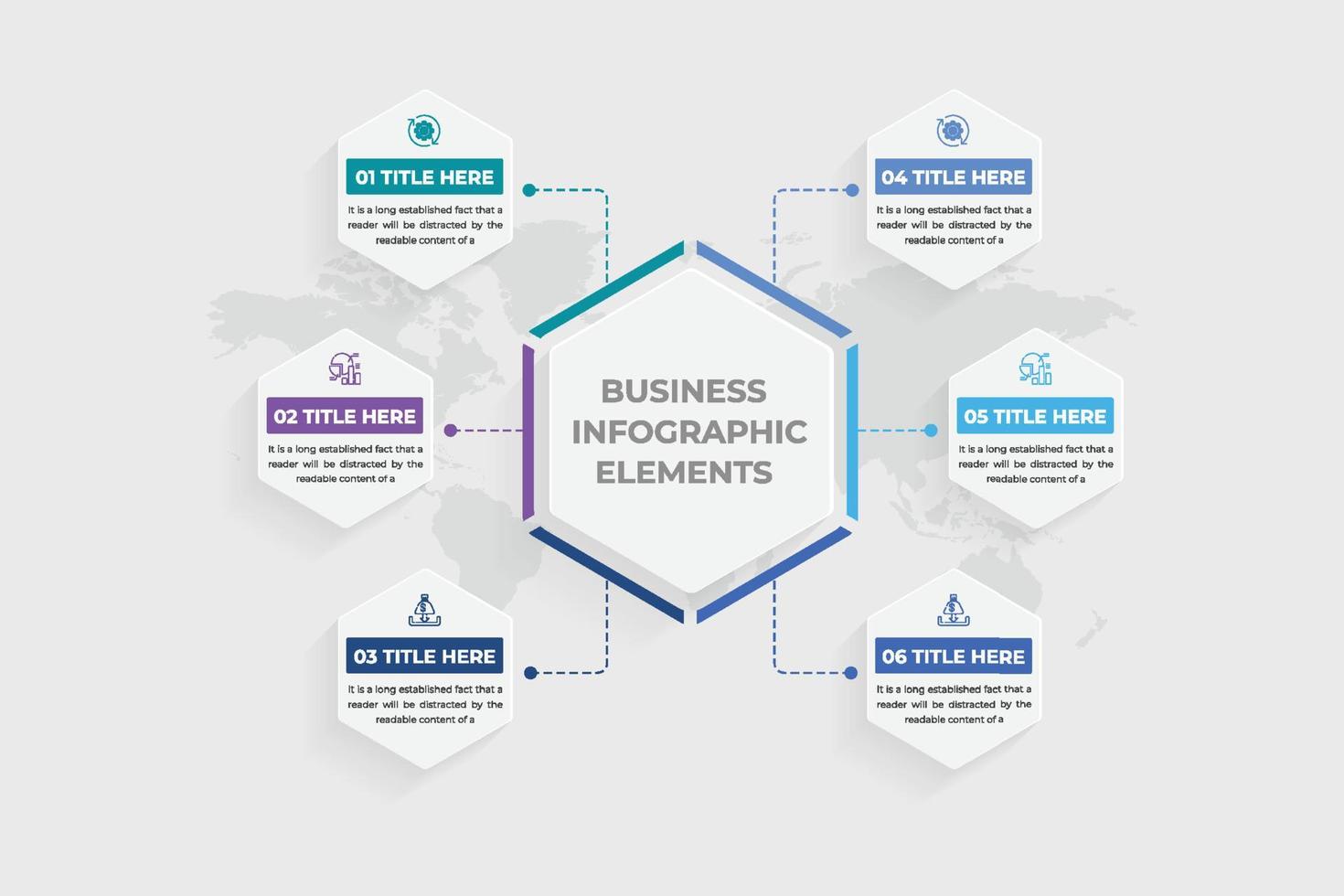 infográfico elementos e visualização gráfico gráfico vetor para o negócio apresentação. classificação e fluxo de trabalho gráfico Projeto com mundo mapa fundo. criativo infográfico diagrama vetor.