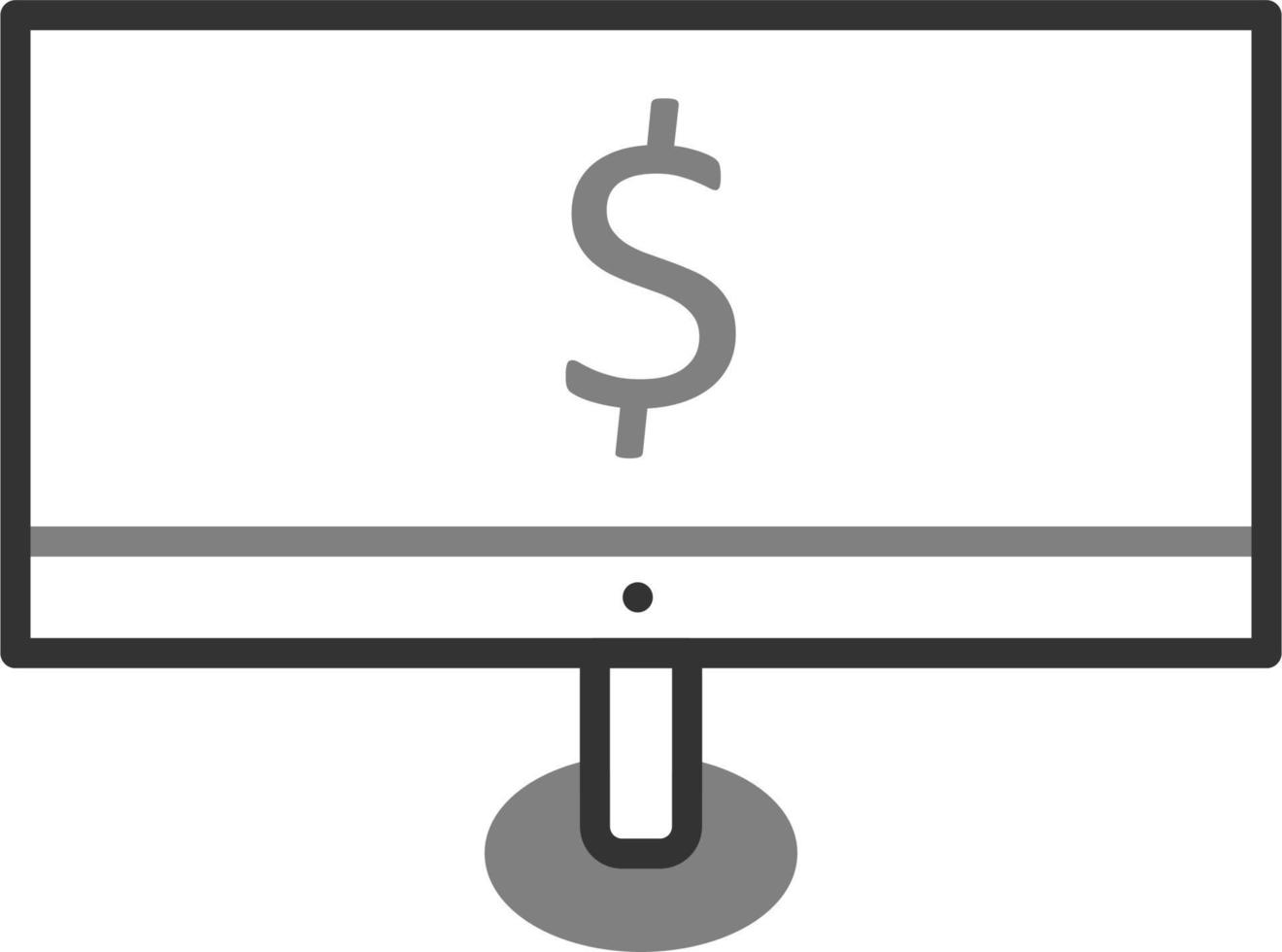 ícone de vetor de análise de dinheiro