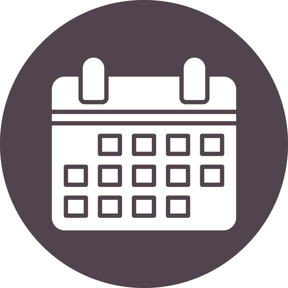 ícone de vetor de calendário