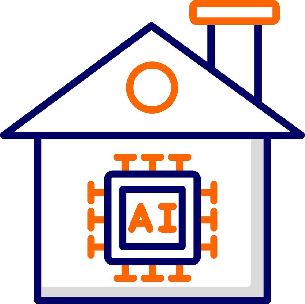 ícone de vetor de casa inteligente