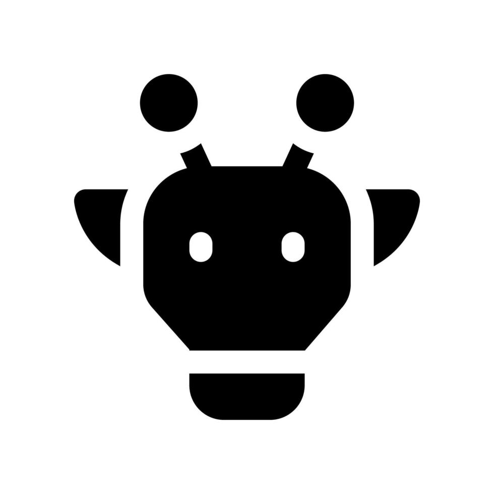 girafa ícone para seu local na rede Internet projeto, logotipo, aplicativo, ui. vetor