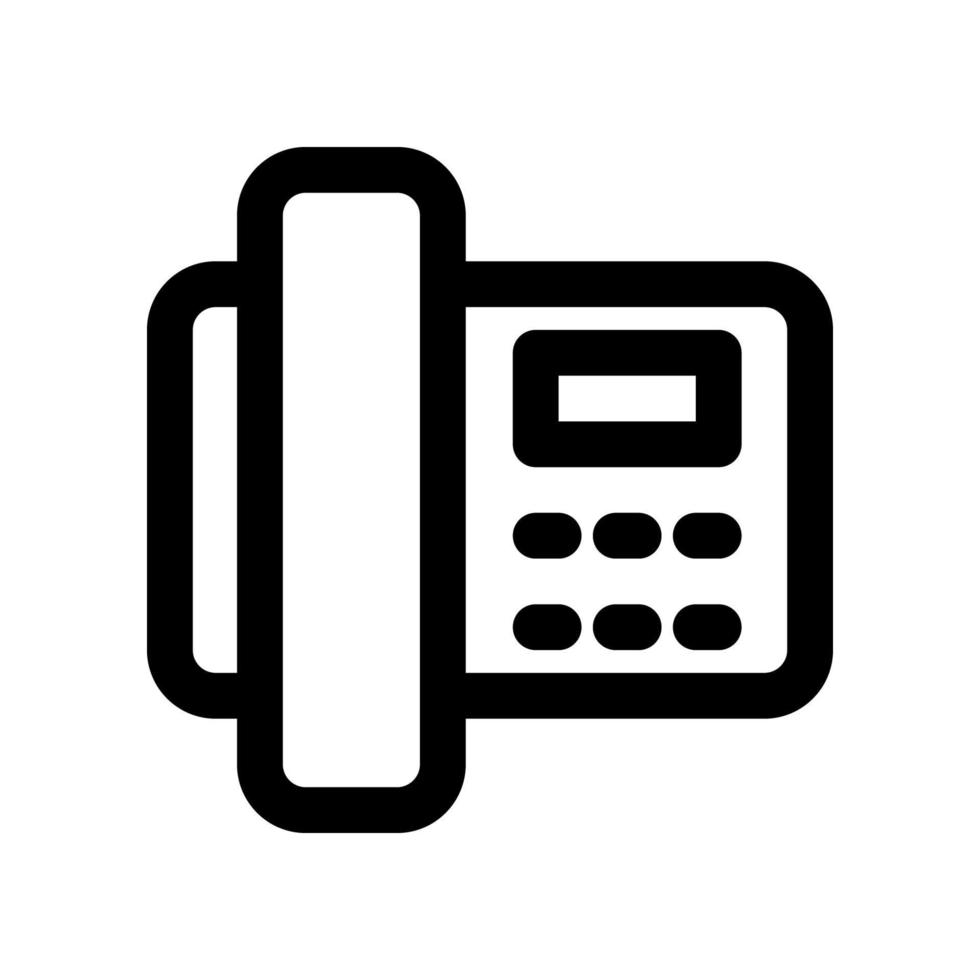 fax ícone para seu local na rede Internet projeto, logotipo, aplicativo, ui. vetor
