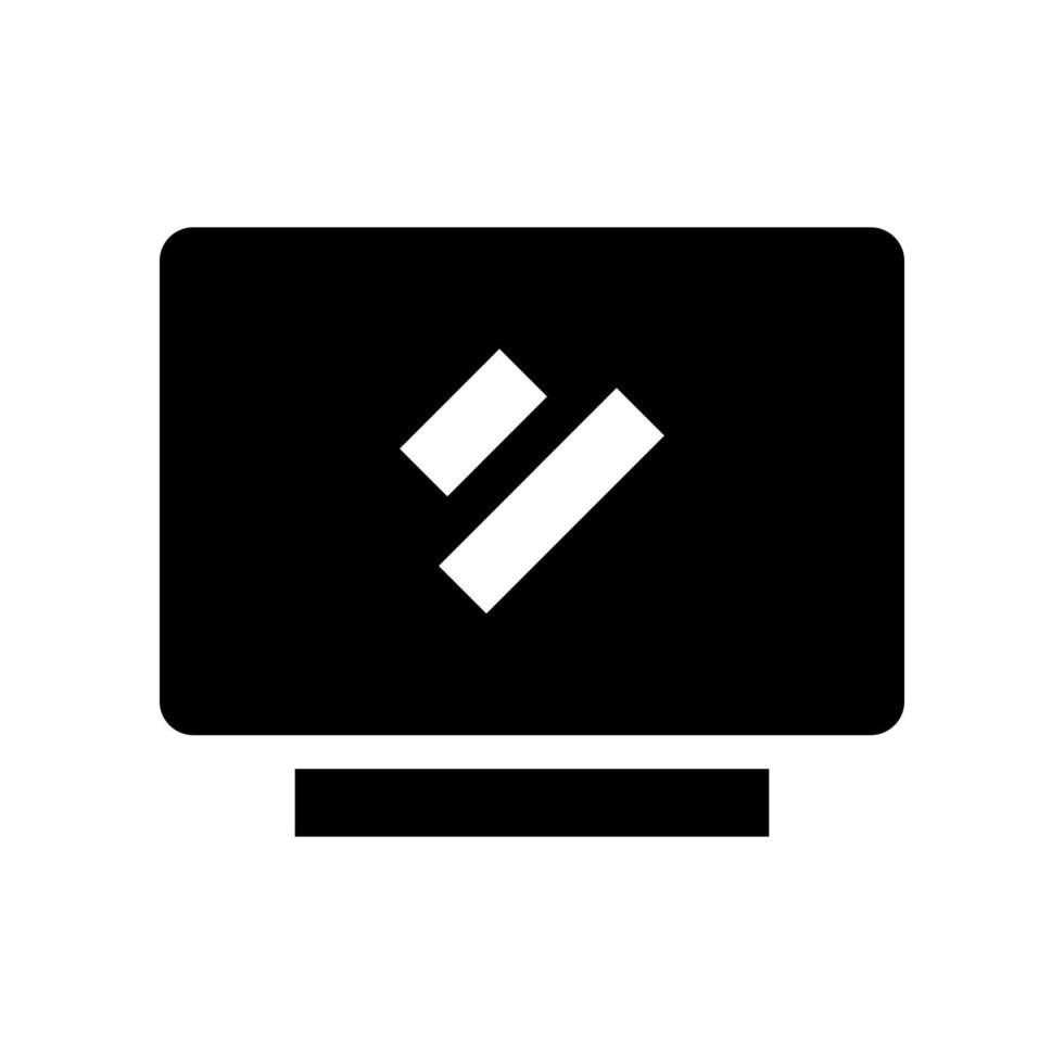 monitor ícone para seu local na rede Internet projeto, logotipo, aplicativo, ui. vetor