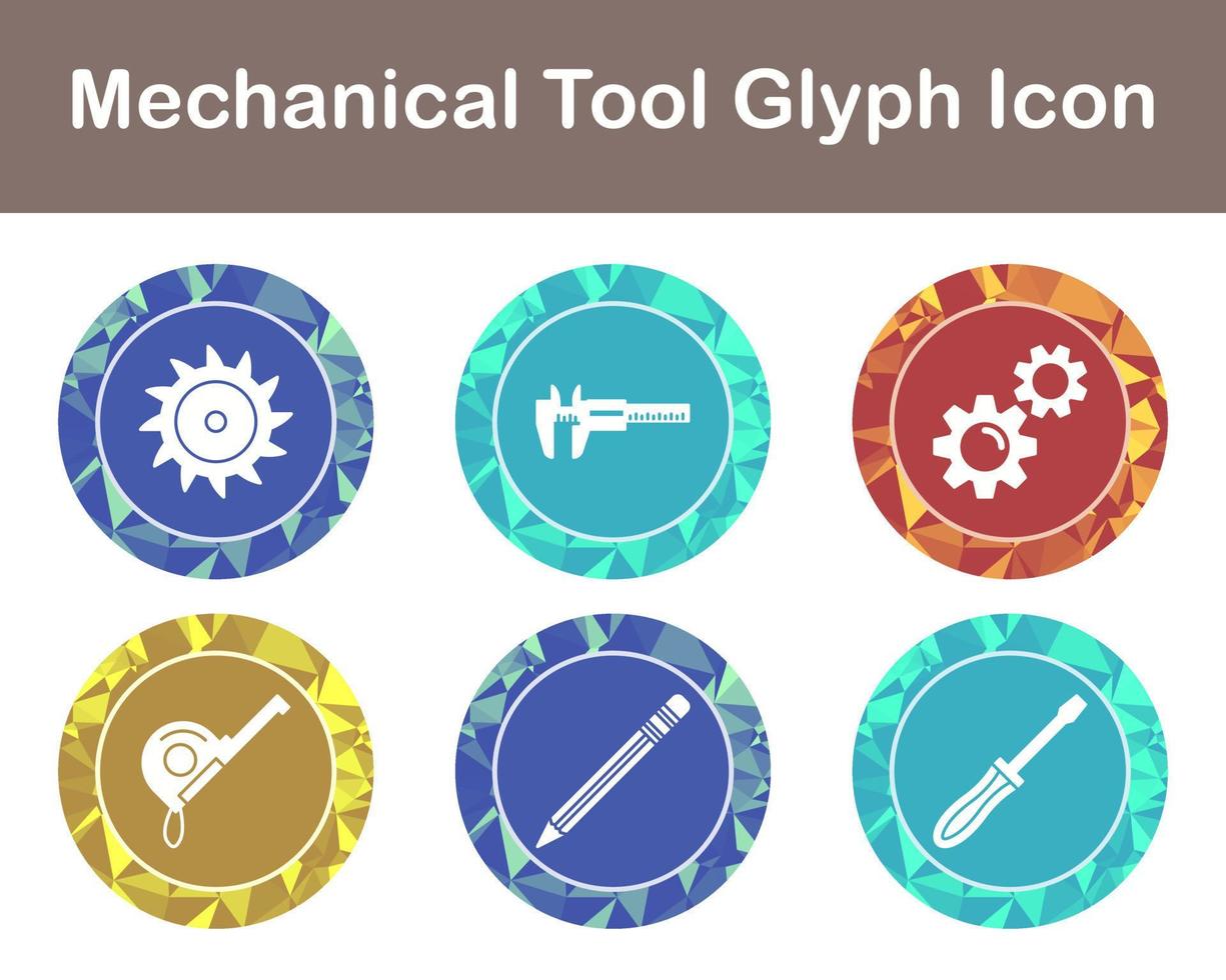 mecânico ferramenta vetor ícone conjunto