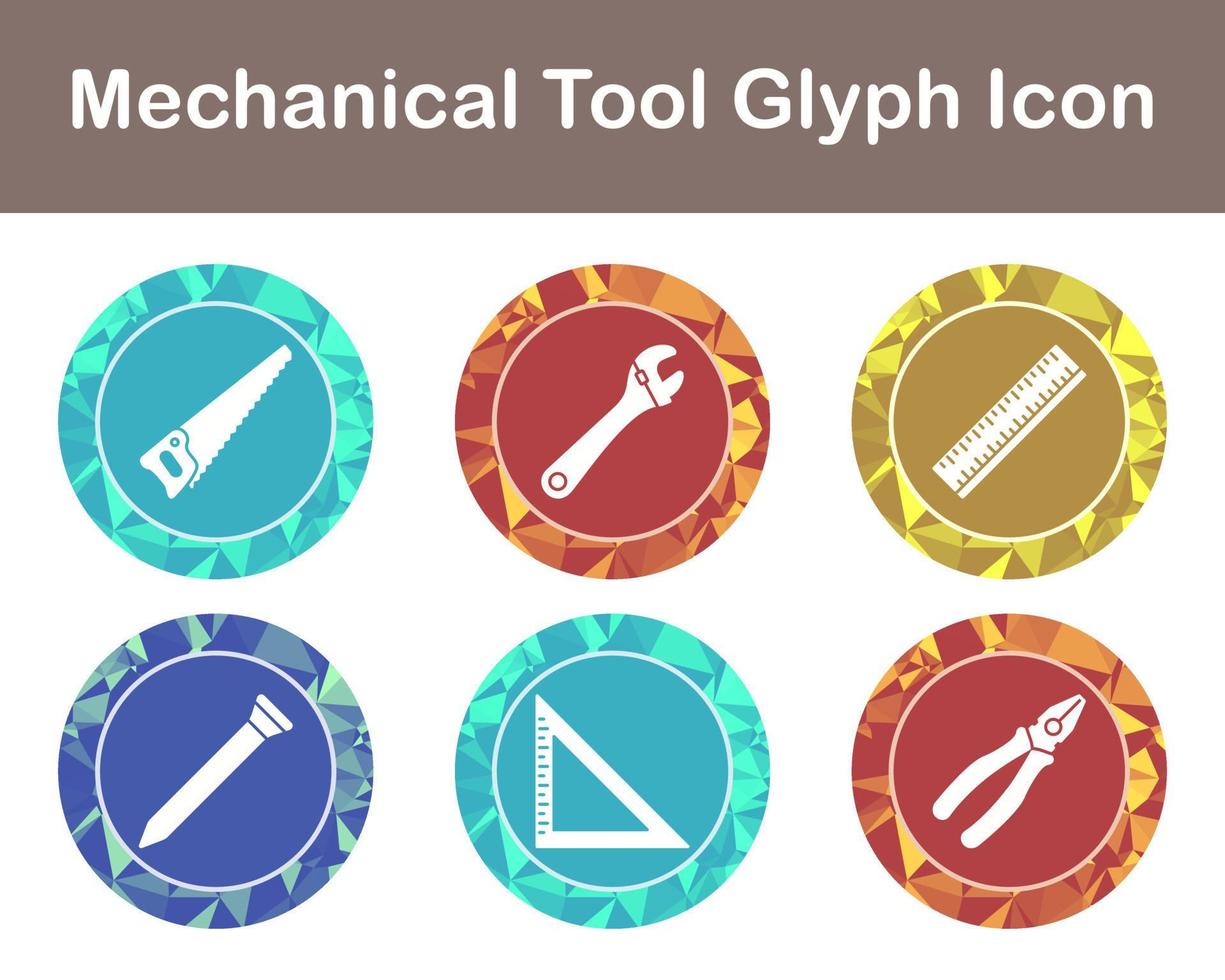 mecânico ferramenta vetor ícone conjunto