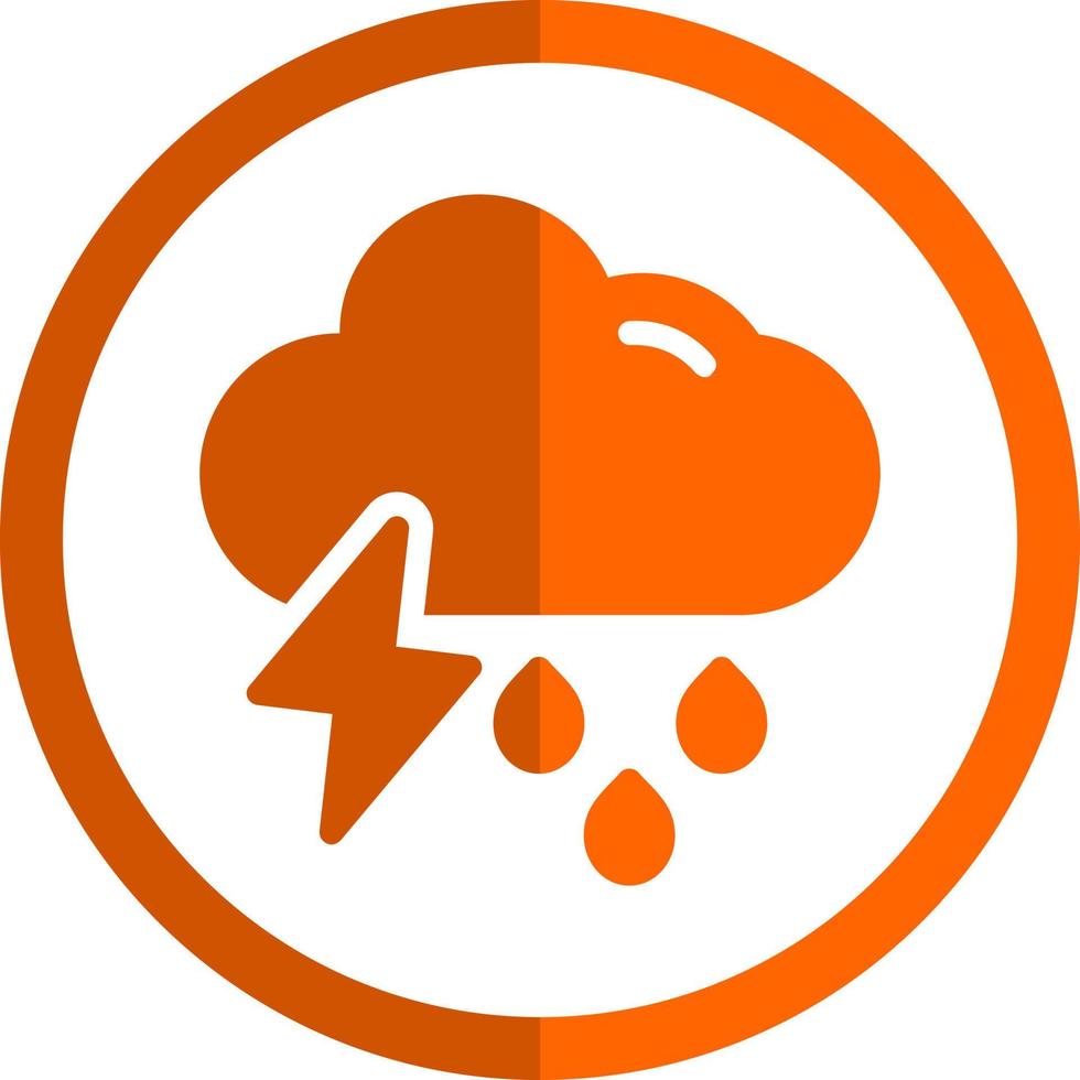 chuvas de nuvem design de ícone de vetor pesado