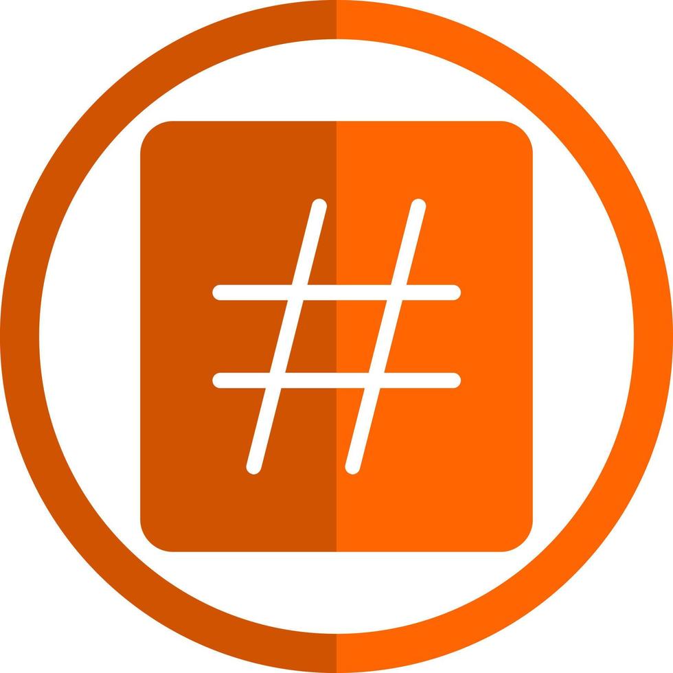 design de ícone de vetor de hashtag