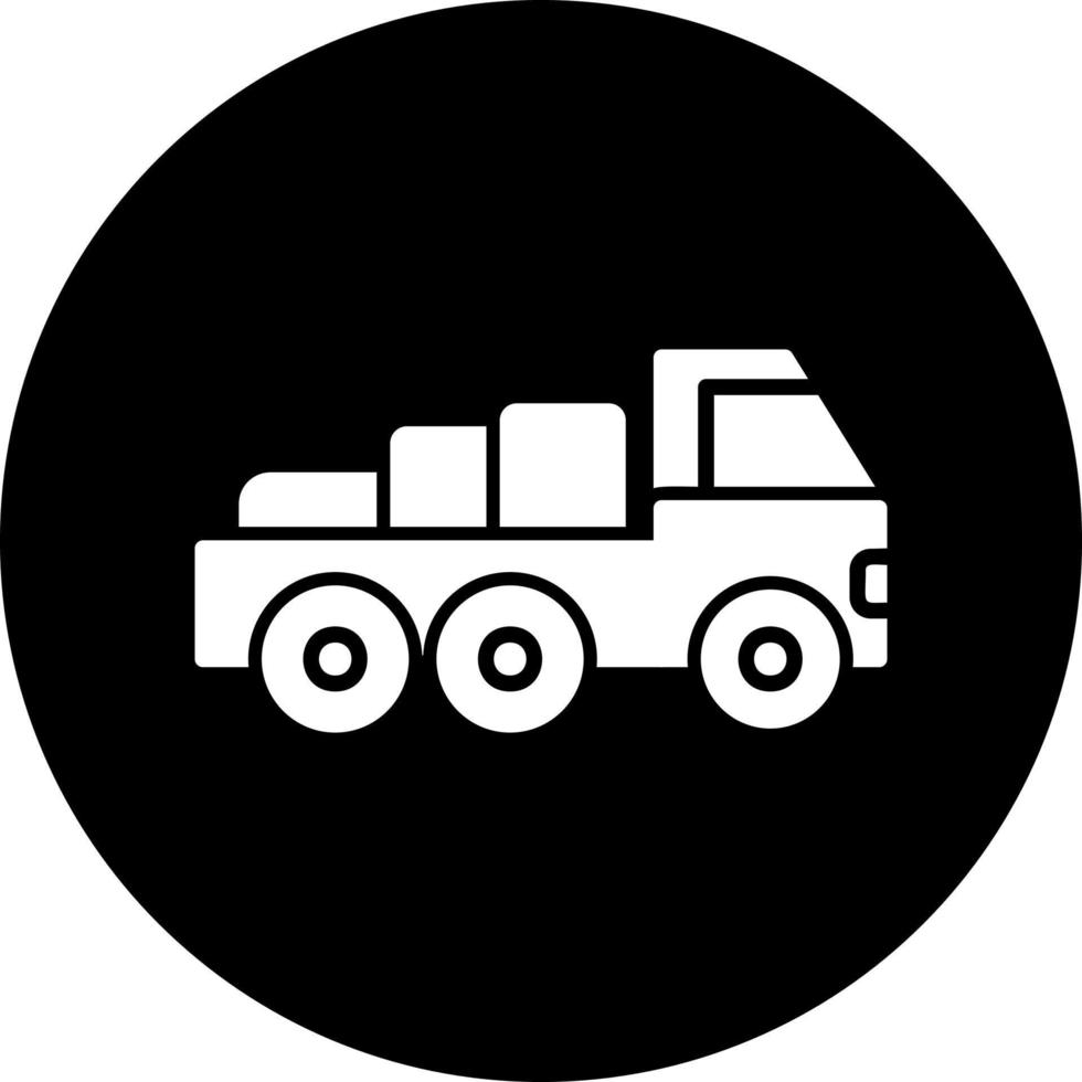 ícone de vetor de caminhonete