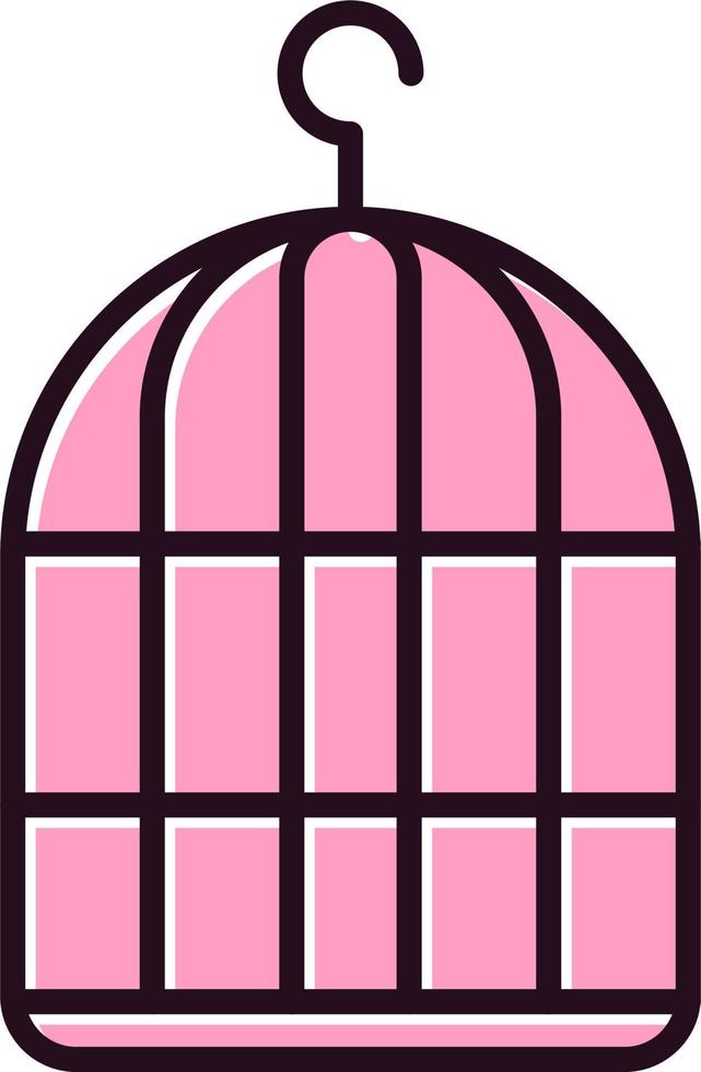 ícone de vetor de gaiola