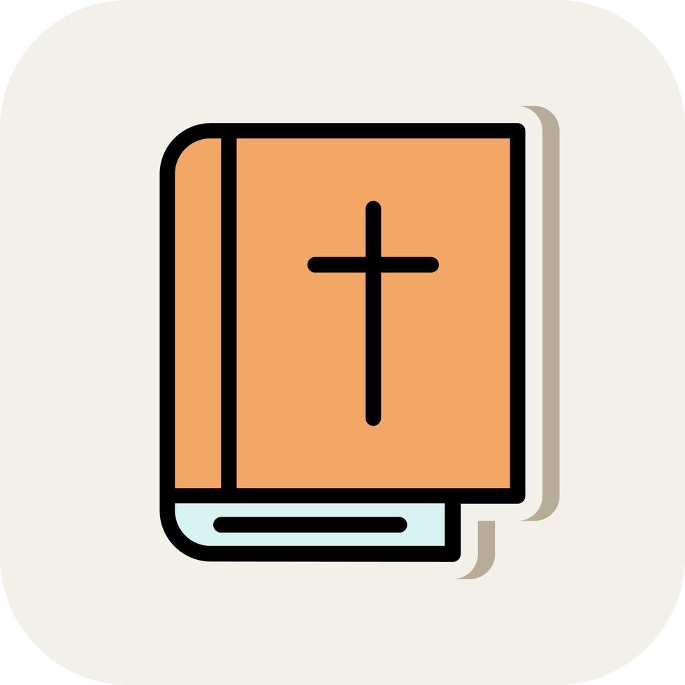 design de ícone de vetor de bíblia