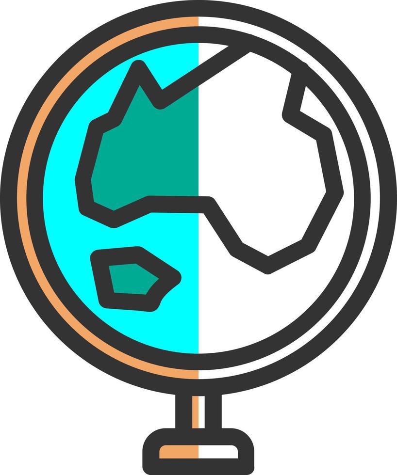 design de ícone de vetor globo ásia