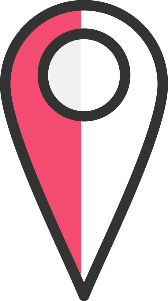 design de ícone de vetor de marcador de mapa