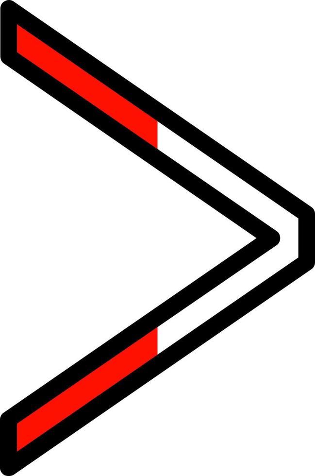 design de ícone de vetor de ângulo direito