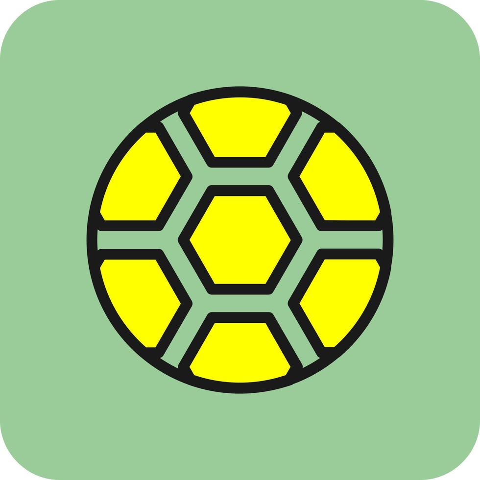 design de ícone de vetor de bola de futebol